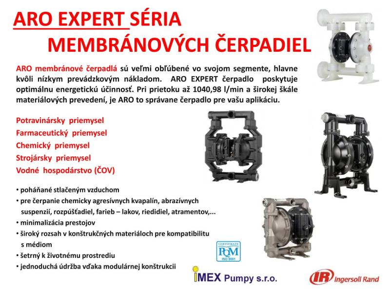 ARO EXPERT Séria membránových čerpadiel